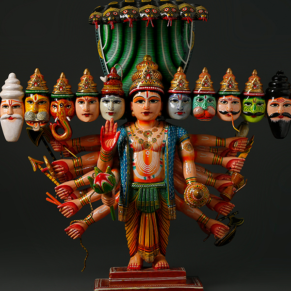 Benaras Wood Carving Murti
